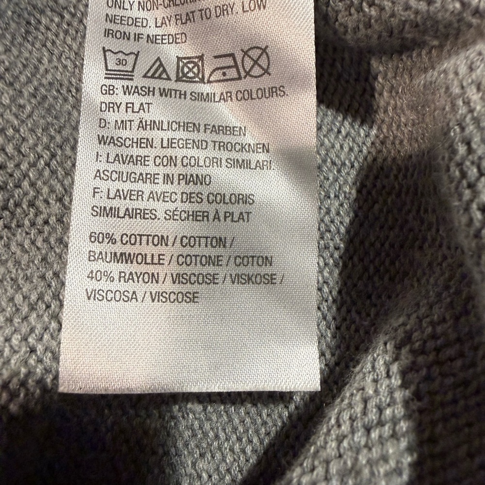 Lisa‎ Rinna Collection Gray Ruffle-Hem Knit Pullover - Picture 6 of 6